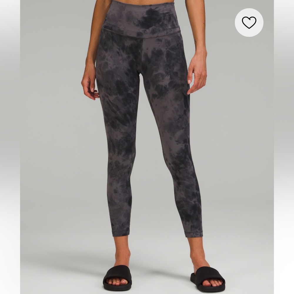 Lululemon Align Legging 25” in Diamond Dye Pitch Grey Graphite Grey